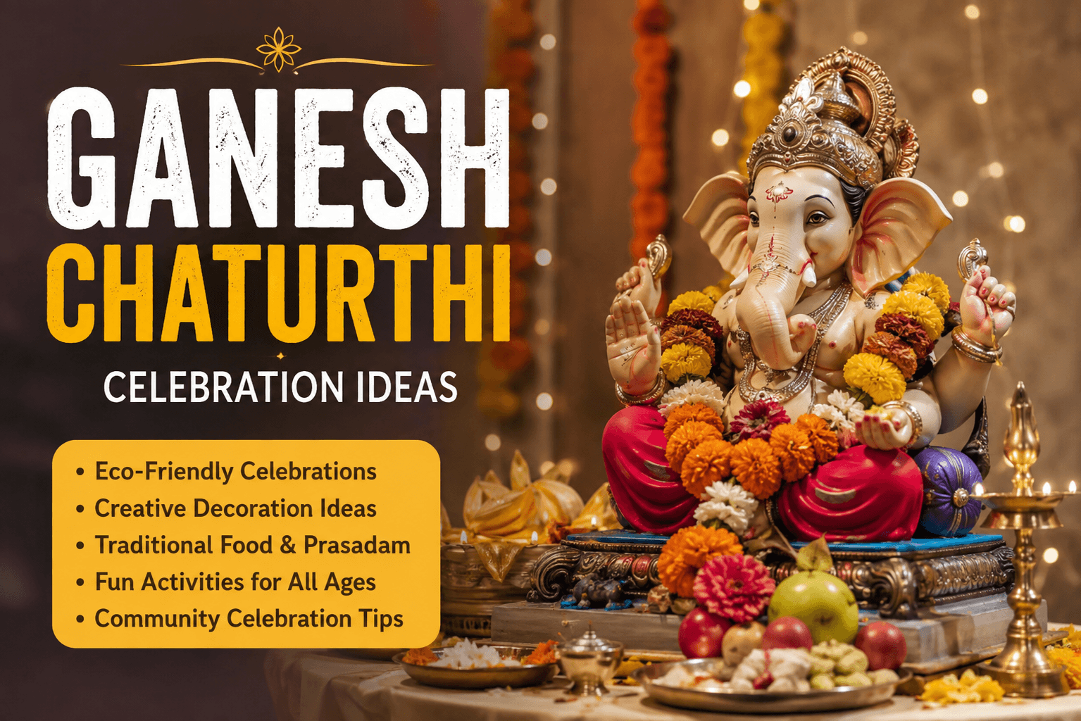 Ganesh Chaturthi Celebration Ideas: Make Bappa’s Arrival Special