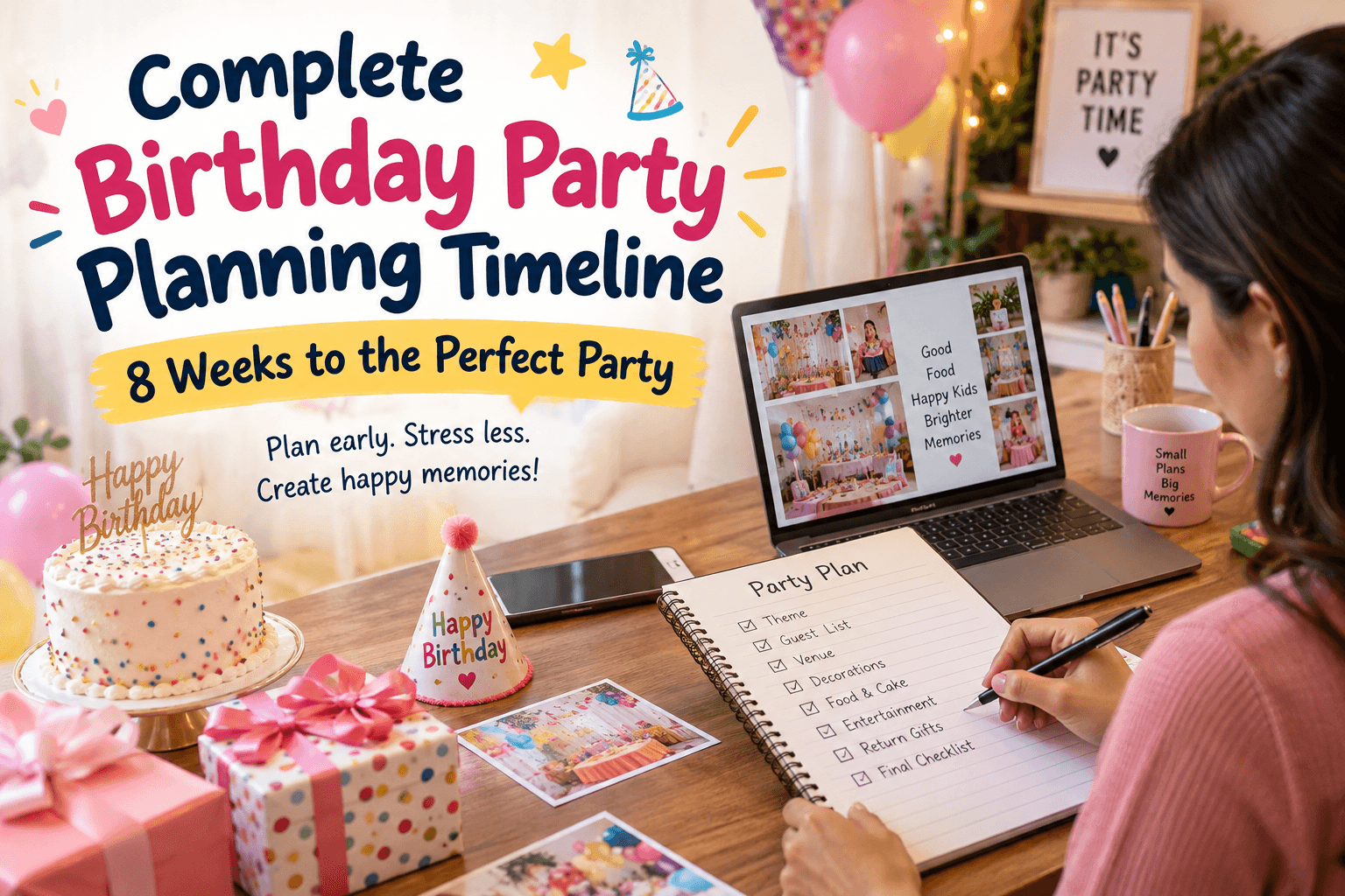 Complete Birthday Party Planning Timeline: 8 Weeks to the Perfect Party