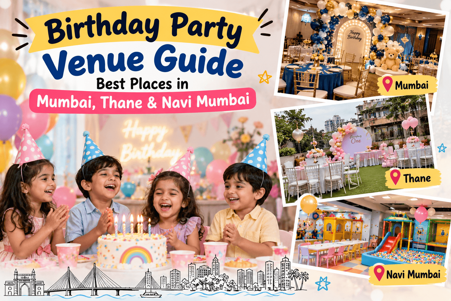 Birthday Party Venue Ideas in Mumbai, Thane & Navi Mumbai